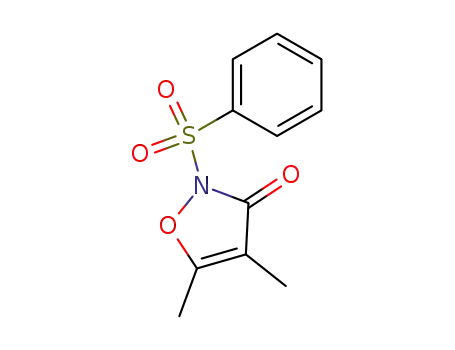 4,5-dimethyl-2-(phenylsulphonyl)isoxazol-3-one