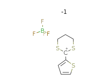 2-(2-Thienyl)-1,3-dithian-2-ylium-tetrafluoroborat