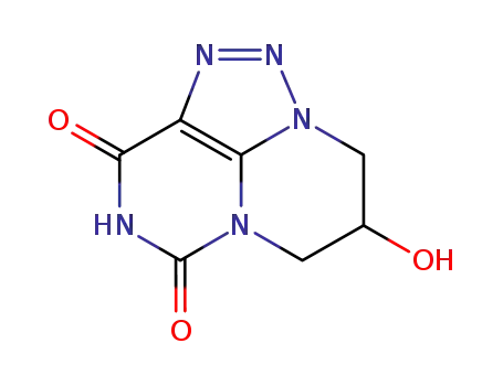 Molecular Structure of 113501-39-6 (3H,6H-1,2,2a,5a,7-Pentaazaacenaphthylene-6,8(7H)-dione,
4,5-dihydro-4-hydroxy-)