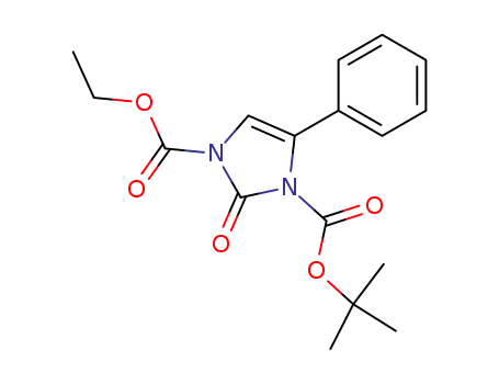 2-Oxo-4-phenyl-1H-imidazole-1,3(2H)-dicarboxylic acid 1-ethyl-3-(1,1-dimethylethyl) ester