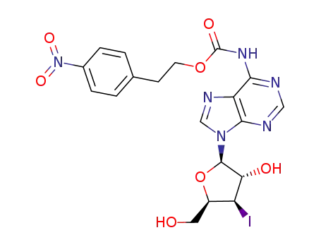 N<sup>6</sup>-<<2-(4-Nitrophenyl)ethoxy>carbonyl>-9-(3'-deoxy-3'-iodo-β-D-xylofuranosyl)adenine