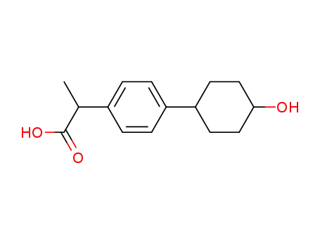 Benzeneacetic acid, 4-(4-hydroxycyclohexyl)-a-methyl-