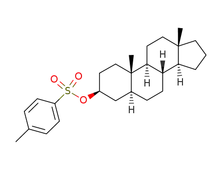 Molecular Structure of 1254-34-8 (5α-Androstan-3β-ol-tosylat)