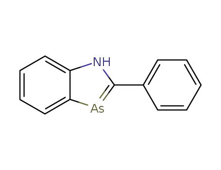 Molecular Structure of 67682-64-8 (1H-1,3-Benzazarsole, 2-phenyl-)