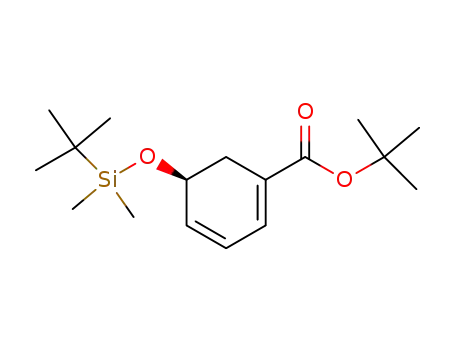(S)-5-(tert-Butyl-dimethyl-silanyloxy)-cyclohexa-1,3-dienecarboxylic acid tert-butyl ester