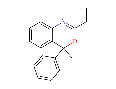 4H-3,1-Benzoxazine, 2-ethyl-4-methyl-4-phenyl-