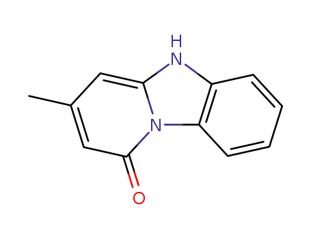 Pyrido[1,2-a]benzimidazol-1(5H)-one, 3-methyl- (9CI)