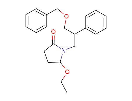 2-Pyrrolidinone, 5-ethoxy-1-[2-phenyl-3-(phenylmethoxy)propyl]-