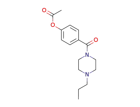 Acetic acid 4-(4-propyl-piperazine-1-carbonyl)-phenyl ester