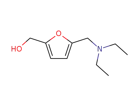 Molecular Structure of 15433-80-4 ((5-[(DIETHYLAMINO)METHYL]-2-FURYL)METHANOL)