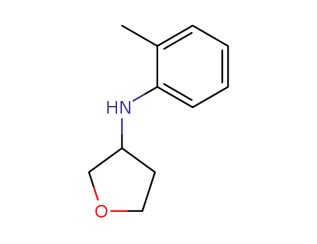 Molecular Structure of 162851-42-5 (N-(2'-METHYL-PHENYL)-TETRAHYDROFURAN-3-YLAMINE HYDROCHLORIDE)