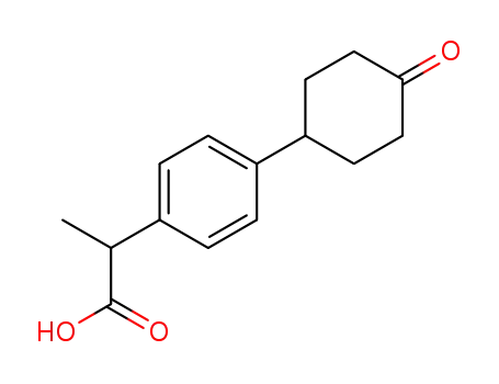 Benzeneacetic acid, a-methyl-4-(4-oxocyclohexyl)-
