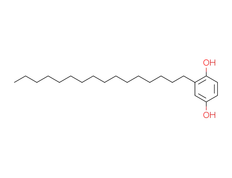 Molecular Structure of 4595-26-0 (2-Hexadecyl-1,4-benzenediol)