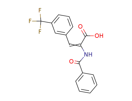 2-Benzamino-3-<3-trifluormethyl-phenyl>-acrylsaeure
