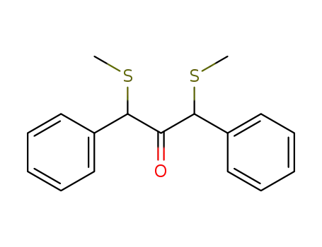 1,3-Bis-methylsulfanyl-1,3-diphenyl-propan-2-one