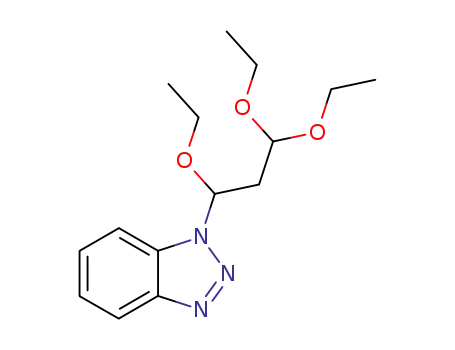 1-(1,3,3-Triethoxy-propyl)-1H-benzotriazole