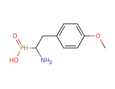 Molecular Structure of 174767-39-6 (1-Amino-2-(4-methoxy)phenylethyl phosphinic acid)