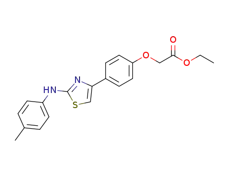 Ethyl 4-(2-(p-tolylamino)-4-thiazolyl)phenoxyacetate