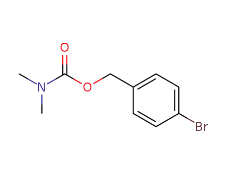 Molecular Structure of 84640-33-5 (Carbamic acid, dimethyl-, (4-bromophenyl)methyl ester)
