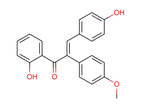 1-(2-hydroxyphenyl)-2-(4-methoxyphenyl)-3-(4-hydroxyphenyl)prop-2-en-1-one