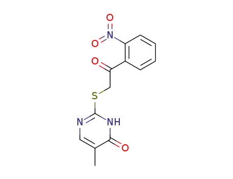 2-(2-nitrobenzoylmethylthio)-5-methylpyrimidin-4(1H)-one