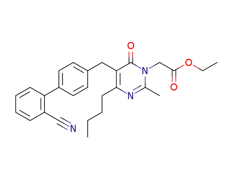 [4-Butyl-5-(2'-cyano-biphenyl-4-ylmethyl)-2-methyl-6-oxo-6H-pyrimidin-1-yl]-acetic acid ethyl ester
