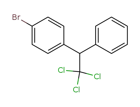 Molecular Structure of 39211-93-3 (Benzene, 1-broMo-4-(2,2,2-trichloro-1-phenylethyl)-)