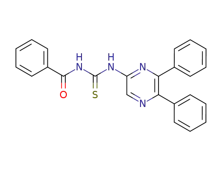 Benzamide, N-[[(5,6-diphenylpyrazinyl)amino]thioxomethyl]-