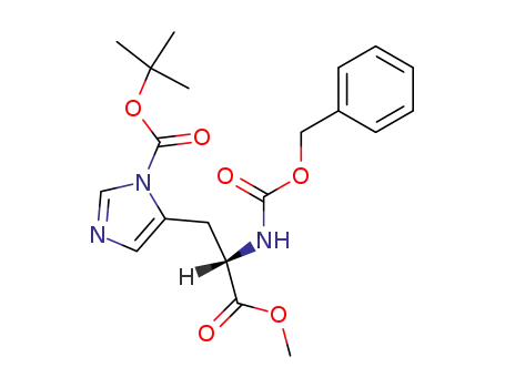 3-[(1,1-Dimethylethoxy)carbonyl]-N-[(phenylmethoxy)carbonyl]-L-histidine methyl ester