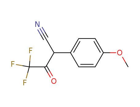 4-Methoxy-a-trifluoroacetyl-benzeneacetonitrile