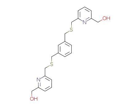{6-[3-(6-Hydroxymethyl-pyridin-2-ylmethylsulfanylmethyl)-benzylsulfanylmethyl]-pyridin-2-yl}-methanol