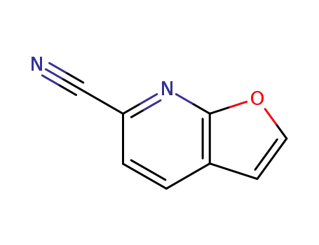 Molecular Structure of 190957-74-5 (Furo[2,3-b]pyridine-6-carbonitrile (9CI))