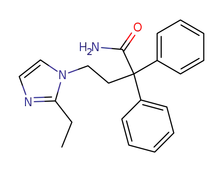 4-(2-Ethyl-imidazol-1-yl)-2,2-diphenyl-butyramide
