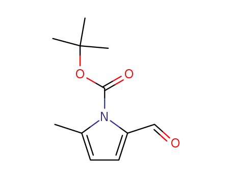 Molecular Structure of 276239-45-3 (5-methyl-2-formyl-N-(tert-butoxycarbonyl)pyrrole)