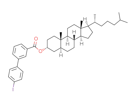 Cholestan-3α-yl 4'-iodobiphenyl-3-carboxylate