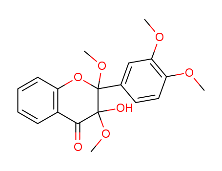 2-(3,4-dimethoxyphenyl)-3-hydroxy-2,3-dimethoxy-chroman-4-one cas  70460-52-5
