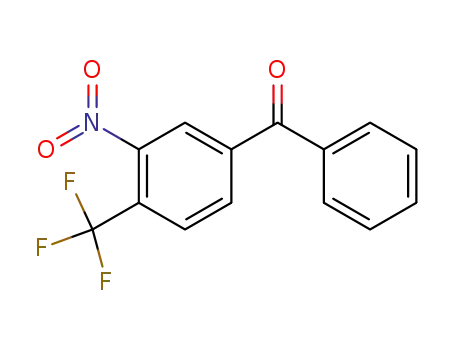 Molecular Structure of 194291-28-6 (Methanone, [3-nitro-4-(trifluoromethyl)phenyl]phenyl-)