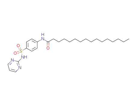 Molecular Structure of 103350-72-7 (<i>N</i>-palmitoyl-sulfanilic acid pyrimidin-2-ylamide)