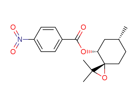 4-Nitro-benzoesaeure-ester von p-Menthan-4,8-epoxy-ol-<sup>(3)</sup>