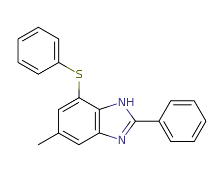 5-methyl-2-phenyl-7-(phenylthio)benzimidazole