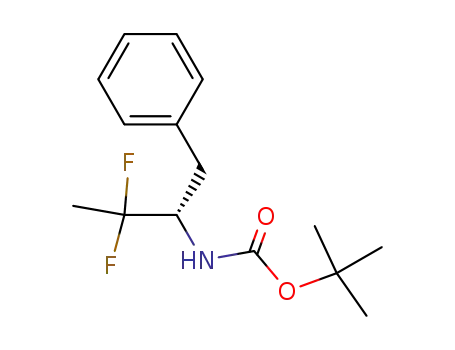 ((S)-1-Benzyl-2,2-difluoro-propyl)-carbamic acid tert-butyl ester