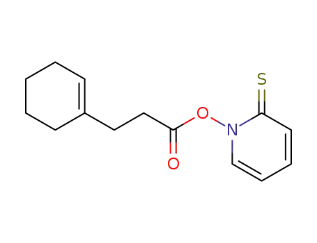 3-Cyclohex-1-enyl-propionic acid 2-thioxo-2H-pyridin-1-yl ester