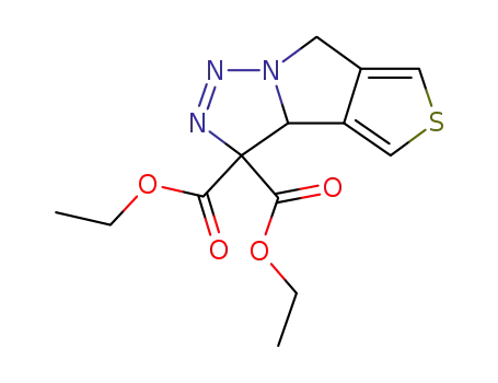 diethyl 1,8b-dihydro-5H-thieno<3',4':3,4>pyrrolo<1,2-c><1,2,3>triazole-1,1-dicarboxylate