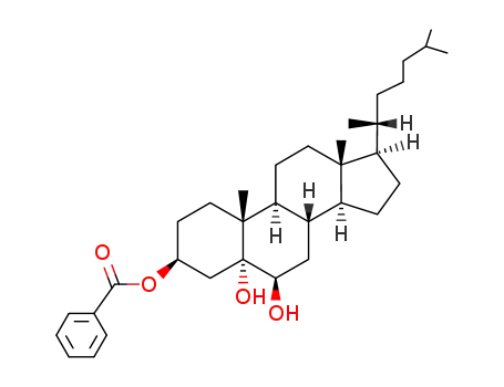 benzoic acid-(5,6β-dihydroxy-5α-cholestan-3β-yl ester)