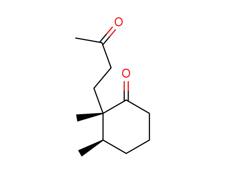 Cyclohexanone, 2,3-dimethyl-2-(3-oxobutyl)-, (2S,3R)-