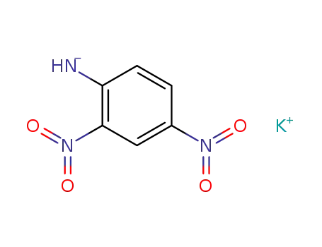 Molecular Structure of 79338-85-5 (Benzenamine, 2,4-dinitro-, monopotassium salt)