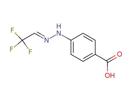 Benzoic acid, 4-[(2,2,2-trifluoroethylidene)hydrazino]-