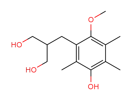 2-(3-Hydroxy-6-methoxy-2.4.5-trimethyl-benzyl)-propandiol-(1.3)