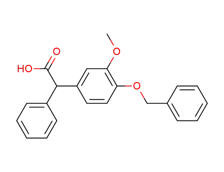 Benzeneacetic acid, 3-methoxy-a-phenyl-4-(phenylmethoxy)-