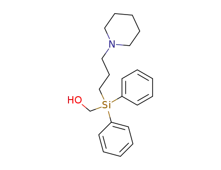 (Hydroxymethyl)diphenyl(3-piperidinopropyl)silan